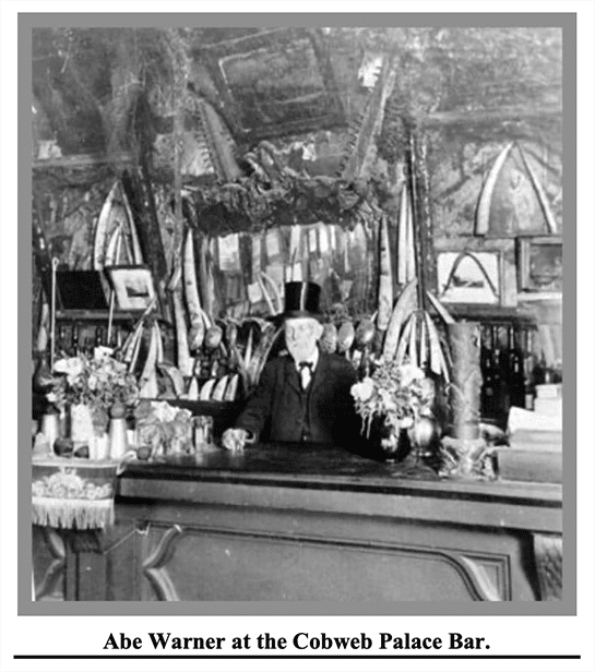 Abe Warner in his Cobweb Palace